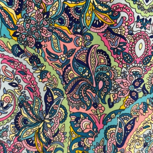 Tommy Hilfiger colourful paisley short sleeve midi dress size 12 - Picture 9 of 16